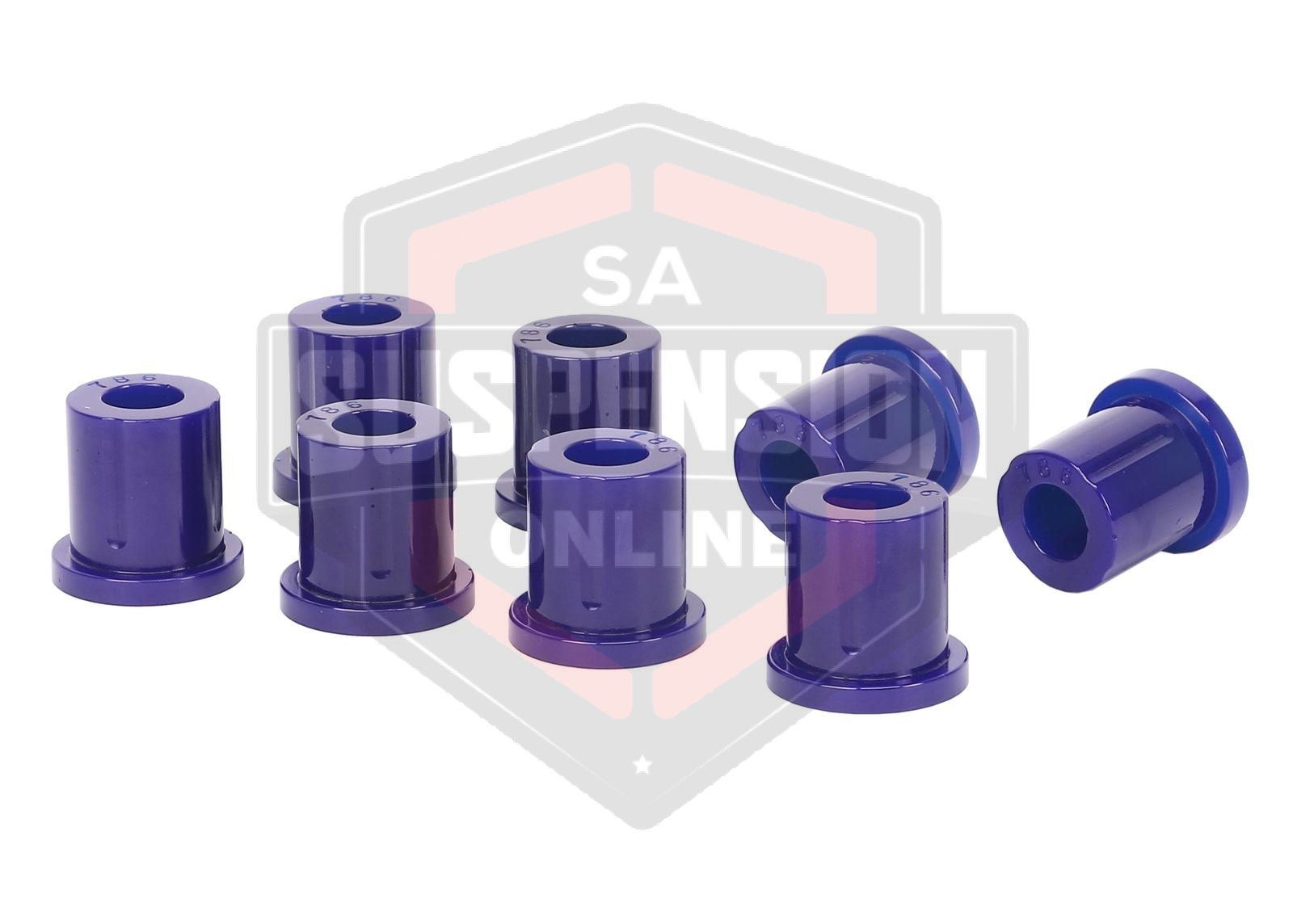 SuperPro Leaf Spring Bush Kit (Bushing leaf spring) Rear Superpro