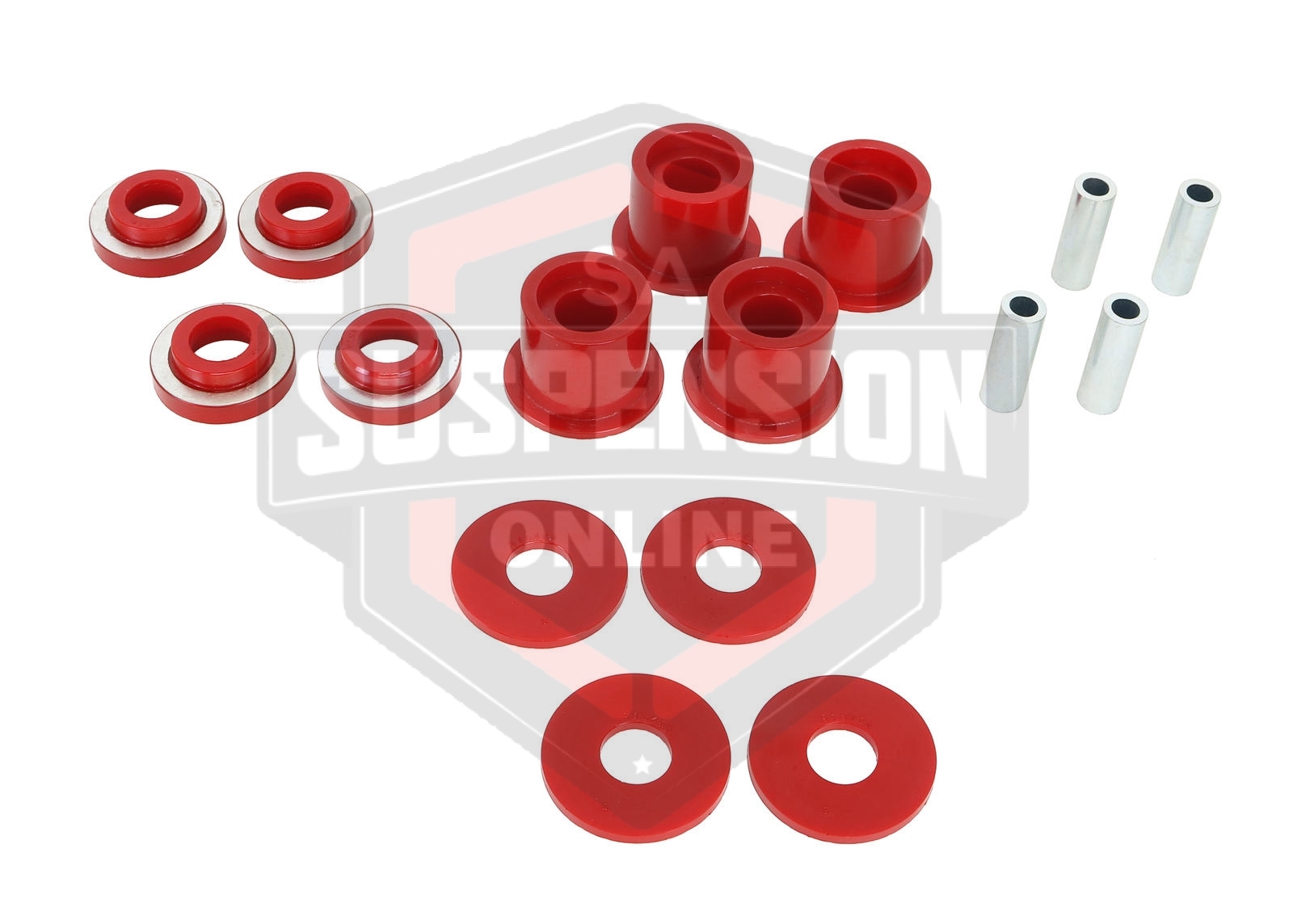 Subframe Bushing Kit (Mounting support frame/subframe) fits rear