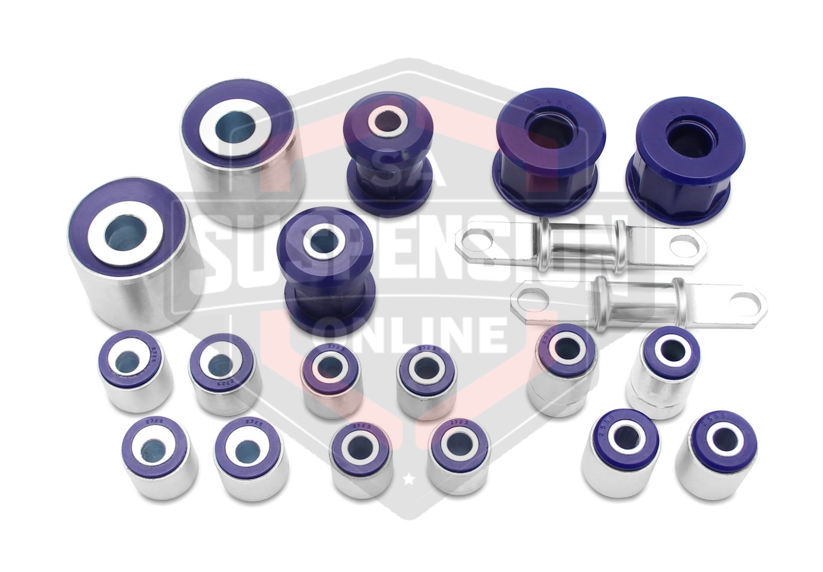 SuperPro Rear Spring Shackle Rear -Upper & Lower Bushing Kit | Universal (SPF2098K) main image 0