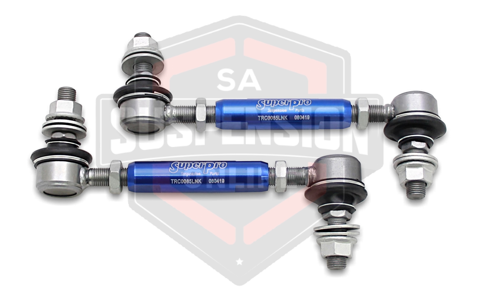 SuperPro Front Sway Bar Link Kit - Heavy Duty Adjustable | 2009+ Nissan GT-R R35 (TRC1225L)