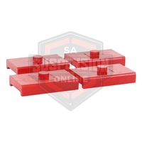 Leaf Spring - To Saddle Insulator Bushing Kit (SpFits Acer Bushing- spring clip) fits rear
