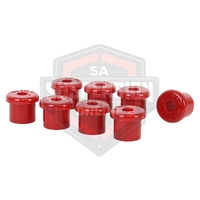 Spring - eye fits rear and shFits Ackle bushing (Bushing- leaf spring) Rear,Front