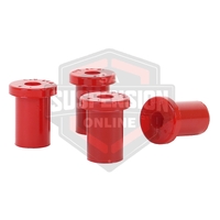 Spring - front shFits Ackle bushing (Bushing- leaf spring) fits rear