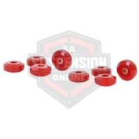 Chassis - to cabin mount bushing (Mounting- fits vehicle frame) fits rear,Front