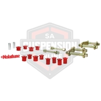 Leaf Spring - Bushing and Greaseable ShFits Ackle/Pin Kit (Spring Shackle) fits rear