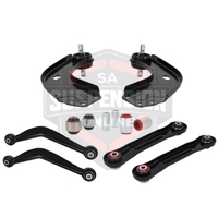 Control Arm Lower and Upper - Arm Kit (Control/Trailing Arm Kit- wheel suspension) fits rear