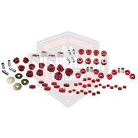 Essential fits vehicle Kit (Mounting Kit- wheel suspension) Front and fits rear