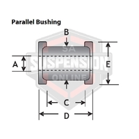 SuperPro Bushing Kit (Bush- shock absorber) 