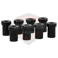 Spring - eye fits rear and shFits Ackle bushing (Bushing- leaf spring) 