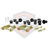 Leaf Spring - Bushing and Greaseable ShFits Ackle/Pin Kit (Spring Shackle) 